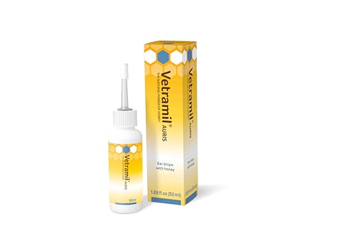 Vetramil® Auris – Natural Ear Care for Dogs & Cats – Soothes Irritation and Supports Healthy Ears – Medical-Grade Honey with Essential Oils – Non-Sticky – 1.69 oz (50 ml)
