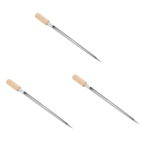 POPETPOP 2pcs Grain Sampler Wheat Multi-Functional Sampler Sampling Tool for Farm Corn Cereal Sampler for Outdoor Grain Probe Sampler Grain Sampling Tool Metal Rice Sampler Wooden