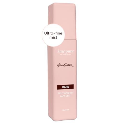 Ame Pure Glowgetter Fake Tan For Face - Face Tan For Irresistible Glow - Self Tan That Leaves No Streaks – 90 ml Instant Tan Mist - Tanning Bed Alternative - Get Your Sunshine In A Bottle!