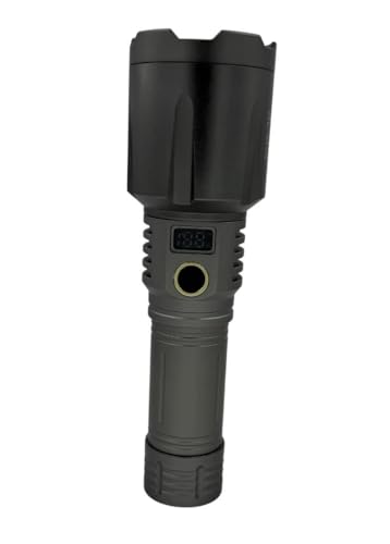 Image of RL-M38 Heavy Duty Metal Torch | 200W High Brightness LED | Rechargeable 2400mAh Battery | Zoomable Focus | Type-C Fast Charging Torch for Night & Outdoor