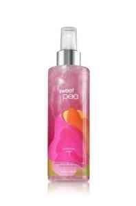 Bath and Body Works Sweet Pea Shimmer Mist 8 Oz New