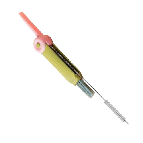 Cepillo de limpieza de tapa de botella, cepillo limpiador de tazas, herramienta portátil multifuncional para dormitorio de bebé, hogar, cocina, viajes, restaurante