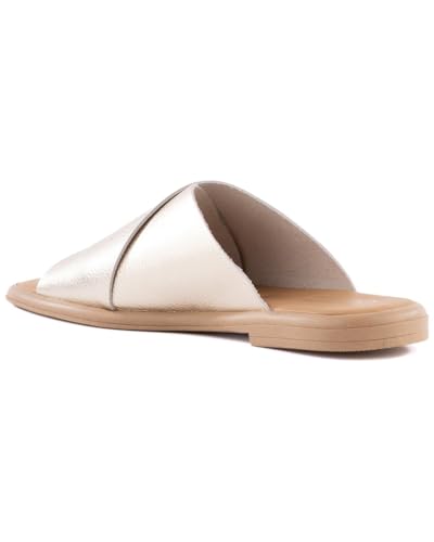 Seychelles Upper Echelon Platinum Metallic Leather 6.5 M2