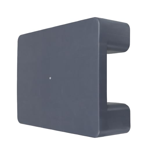 MAGICLULU Palet de Plástico 40x30x12 Cm Gris, Resistente al Desgaste para Supermercados y Almacenes, Plataforma Antimoho para Estanterías y Suelo Interior, Almohadilla de Almacenamiento