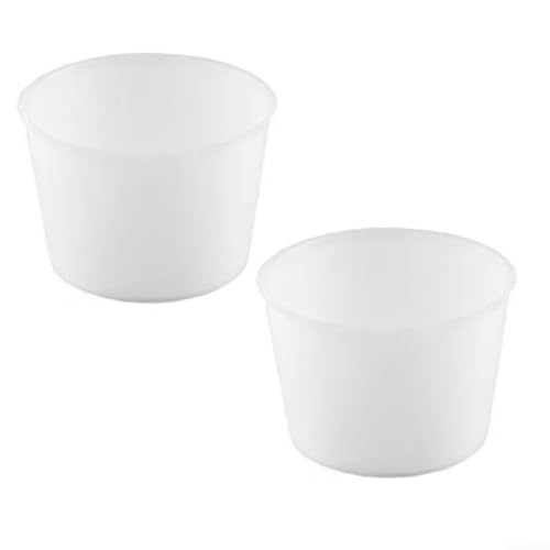 Lot de 2 seaux de sauna en bois avec cet insert en plastique résistant à l'eau pour éviter l'absorption de l'humidité et le gonflement pendant l'utilisation