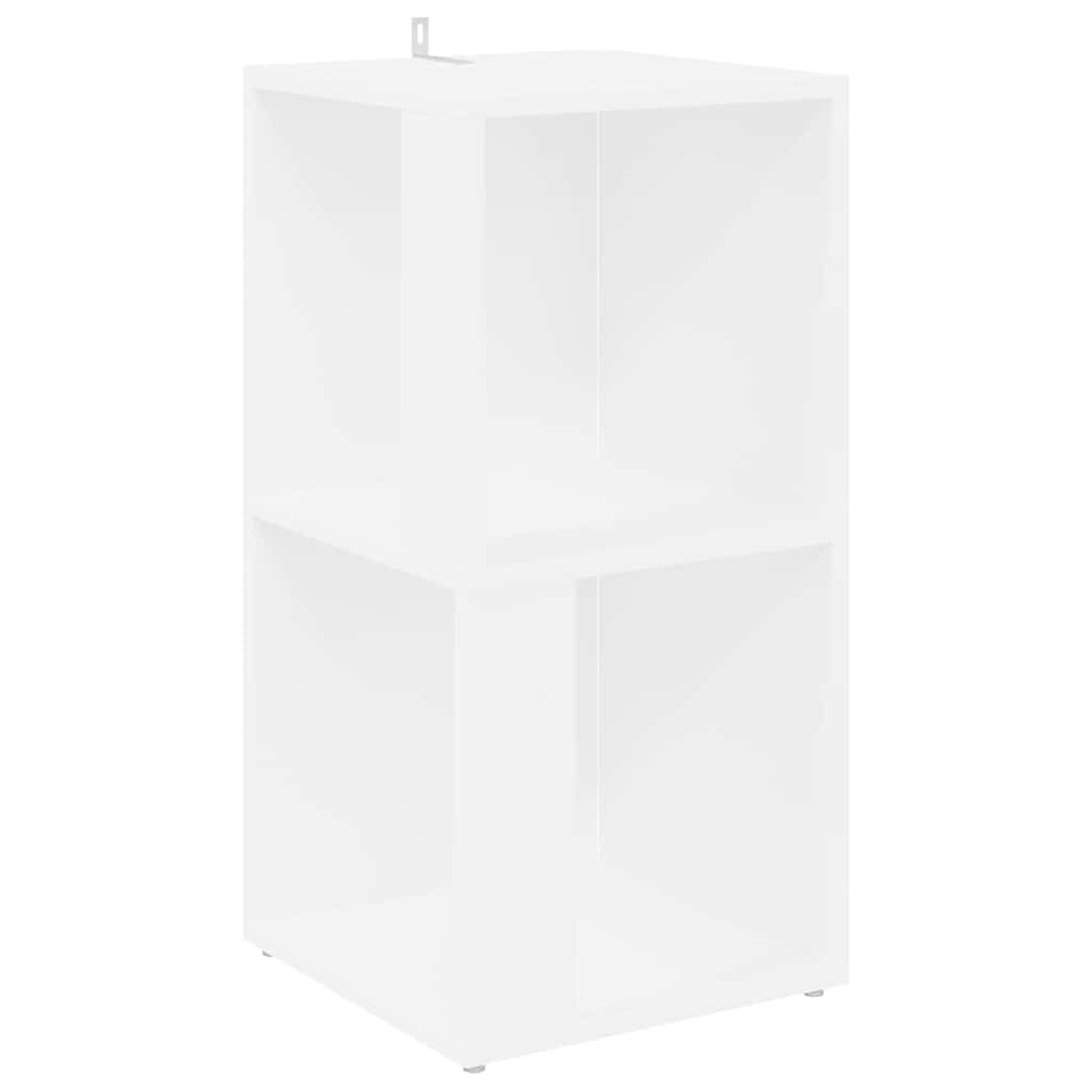 Armadio angolare in legno compensato, bianco, 33 x 33 x 67 cm