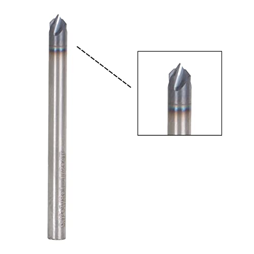Image of kimllier 5Pcs 1 /8 Inch 4 Flute Helix Carbide Square End Mill Tialn Coated 90 Degree CNC Square Nose End Mill Bits Straight Shank Drill Bits