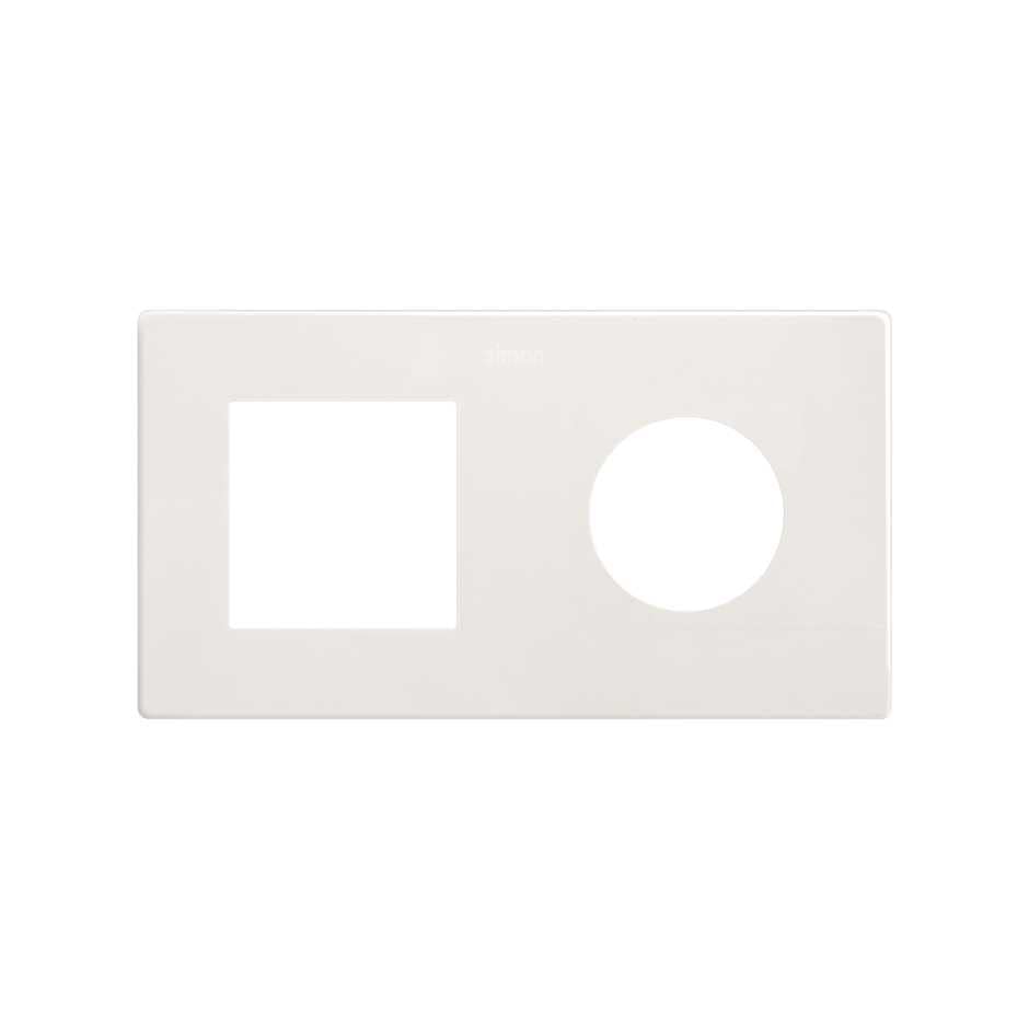 Marco Composicion2elementos, modulo+cleanSimon 27190620-090 Simon 270 Blanco