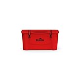 Grizzly 60 Cooler | 60 qt Ice Chest Durable Rotomolded Insulated | Made in USA | Warranty for Life | For Beach Boat Camping Fishing Hunting | G60 | Red