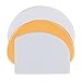 3 Pièces Corne Patisserie,Grattoir à Pâte en Plastique Coupe pâte,Plastique Racloir Patisserie Spatules pour Pain Cuisine, Pâtisserie, Crêpes,pour Pate Fromage Chocolat,15,8x10,3cm(Orange,Blanc)