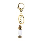 Fabriqué avec précision et soin, ce petit porte-clés en forme de flacon de parfum est idéal pour offrir ou pour un usage personnel, reflétant votre goût raffiné et votre souci du détail, breloques pendentif sac à main, porte-clés flacon en verre