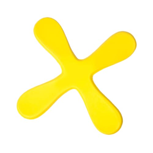 NUSITOU Boomerang Color Divertido de Juguete Eva Espuma Adultos Amarillo Que Regresa Lanzado Aleatorio de Exterior Adecuado para Juegos en Familia Color Aleatorio