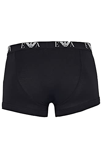 Emporio Armani Men's Men's Basic - Essential Monogram 3-pack Trunk Boxer Shorts (pack of 3)