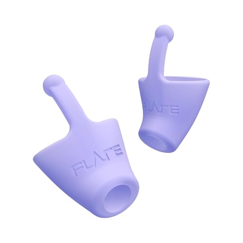 Flare Audio Calmer | Noise Reducing Ear Plugs Alternative | Silicone Reusable Ear Plugs for Noise Sensitivity Focus and Travel | Ear Plugs for Noise Reduction (Standard Soft Purple)