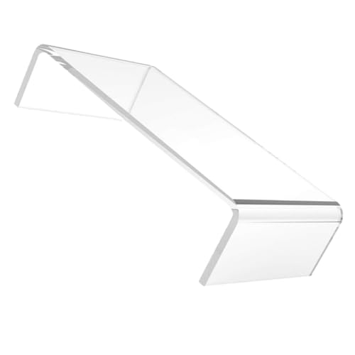 Support d'écran de bureau acrylique transparent grand format pour rehausseur
