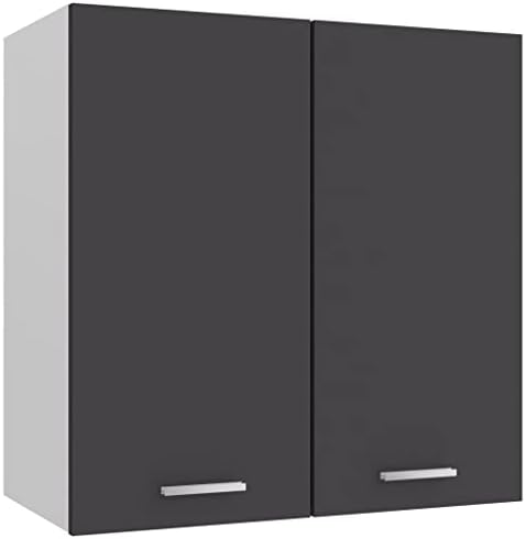 vidaXL Kitchen Cabinet Home Kitchen Equipment Indoor Furniture Appliance Tool Storage Shelf Organiser Modern Cupboard White Engineered Wood