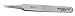 EXCELTA M-4A-S Three Star MINITURE TWEEZER, 3-1/2"
