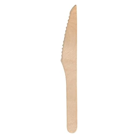 ABENA 16cm Wooden Knife - Eco-Friendly Option Cover