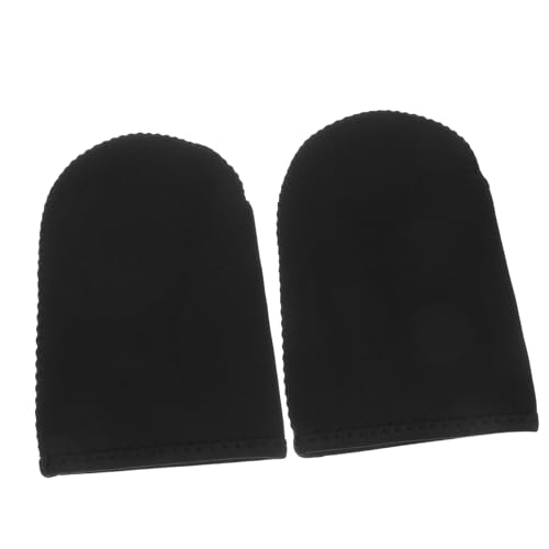 2 unidades de fundas para dedos de neopreno para inmersiones frías, protectores térmicos para pies, reutilizables, color negro miniatura 1