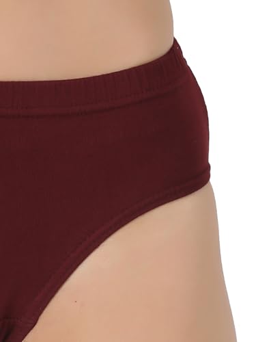 Image of Dollar Lehar Super Combed Cotton Women's Solid Hipster Panty - Actual Colour May Vary