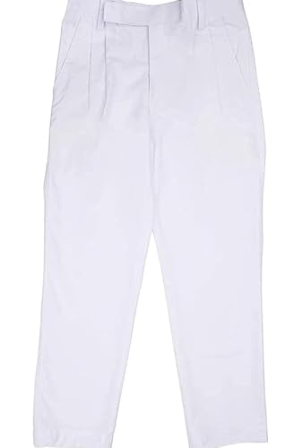 Image of School Uniform White Trousers, Ages 7-9yrs