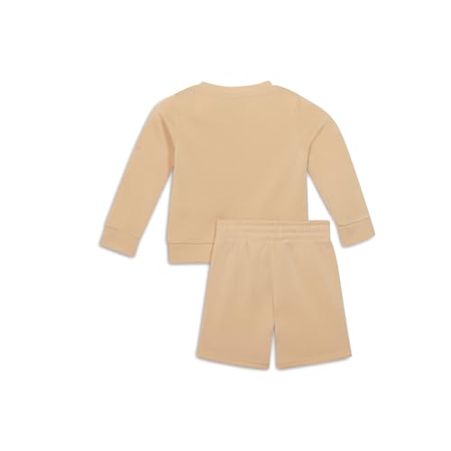 PUMA Toddler Boys Crew And Shorts Set Casual - Beige2