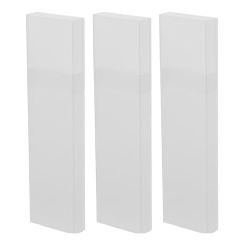 GARVALON Estuche de Transporte Blanco para 3 Raspadores de Lengua Compacto y Lavable Soporte Portátil para Almacenamiento y Viaje Funda Práctica para Raspador de Viaje