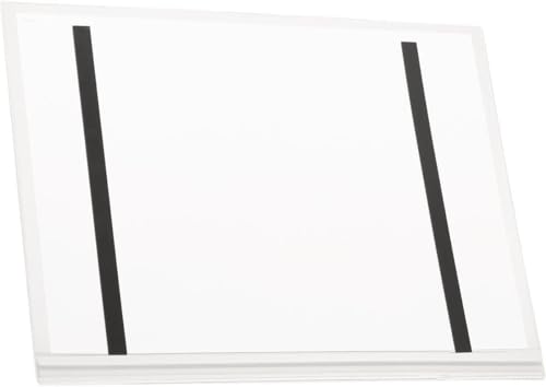 Durable Water-Resistant Tabloid Magnetic Sign Holder - Pack of 5 Transparent Document Holders - 11.7
