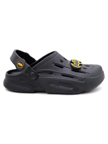 Image of SVAAR Batman Men's Sturdy Clogs with Authentic Batman Charms and Adjustable Back Strap
