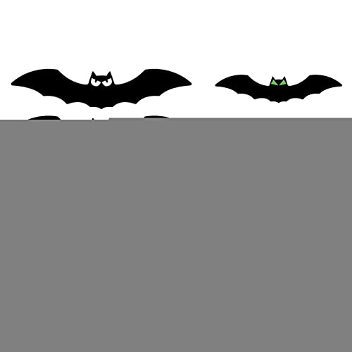 2 Pcs Halloween hangende vleermuizen | Realistische Halloween enge vleermuizen met gloeiende ogen,DIY Halloween-feestbenodigdheden voor thuismuurraam Yard Garden Lawn Generic - Image 6