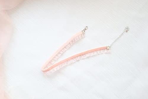 Chokers Set for Women Heart Choker Necklaces Flower Pendant Velvet Choker Lace Choker Cute Pink Green Necklace Daisy Choker Necklace Statement Jewelry Valentine's Day Gift4