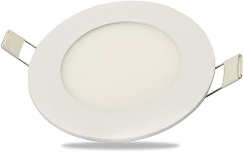 WaiDXn WDX- Robusto faretto da Incasso a LED Rotondo Ultrasottile a Risparmio energetico Illuminazione Commerciale ad Alta luminosità incorporata Riflettore(White Light,15W)
