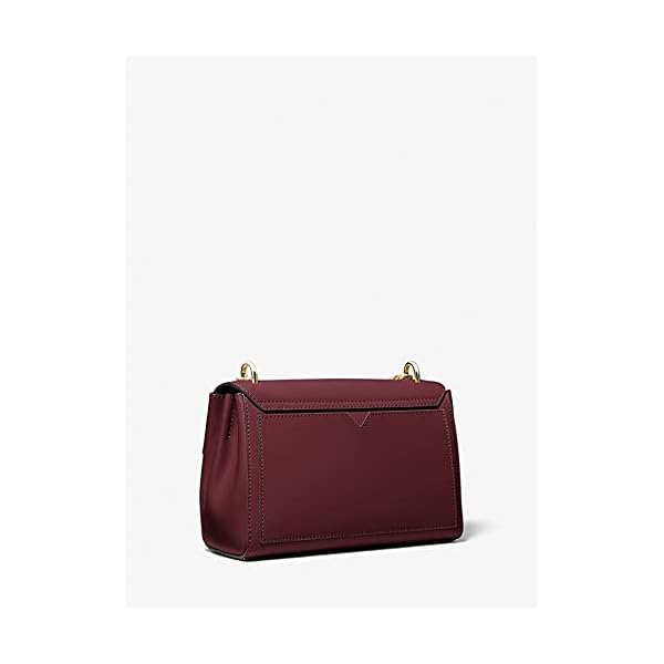 MICHAEL KORS Lita Medium Leather Crossbody Bag Merlot