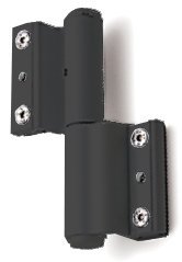 tecnac. S.L. – Charnière aluminium renforcée réglable noire droite