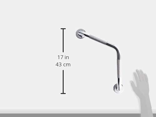 CM BATH Model L Non-Slip Double Grip, Zamak, Gloss Aluminium, 215 x 360 x 260 cm