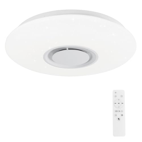 Horevo LED Deckenlampen mit Bluetooth Lautsprecher RGB Deckenleuchte mit...
