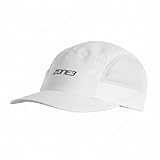 ZONE3 Lightweight 5-Panel Cap – Breathable & Adjustable Unisex Hat for Running, Hiking, Outdoor Sports & Casual Wear White