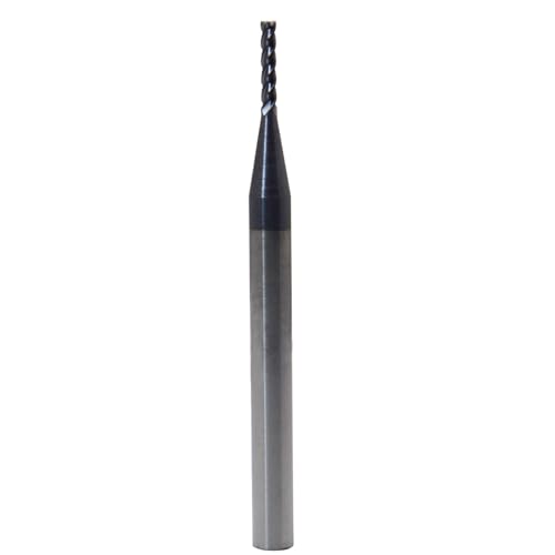 WKSTOOL 2mm Mill Dia.4 Flutes Long Neck Coating Solid Carbide Square Nose End Mill Cutter Deep Cavity Milling