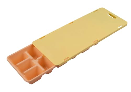 Fackelmann 17045 - Vassoio per ghiaccio con coperchio, contenitore per ghiaccio, gelato, stampo per ghiaccio, vassoio per ghiaccio, stampo forma ghiaccio, plastica, 25,8 x 10 x 3 cm - immagine 5