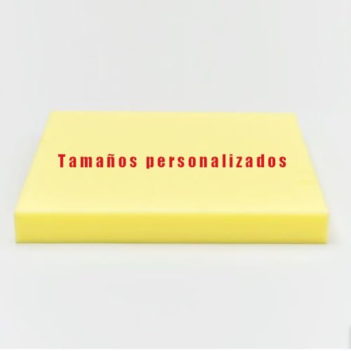 Espuma para Tapizar, Goma Espuma para Poliuretano, Corte a Cualquier Tamaño, Espuma Rectangulares para Sofá, Cojines, Asientos, Colchones (Espesor 5-60x40cm)