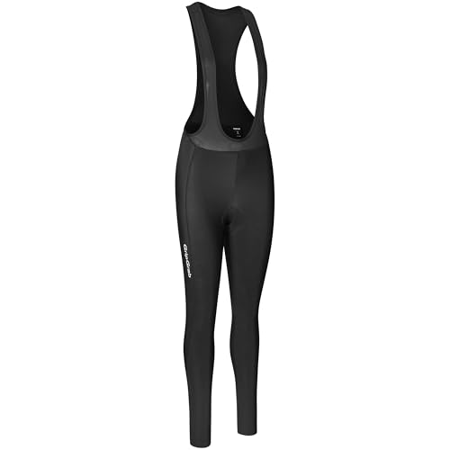 GripGrab Ride Thermo Bib Tights Winter Radhose Damen Lang Rennrad Trägerhose mit Sitzpolster MTB Gravel Bike Radsport Hose