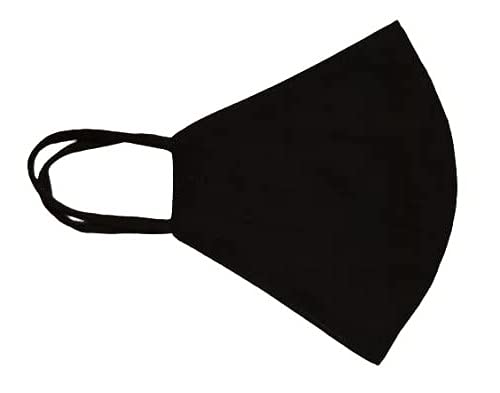 Packs Cloth Face Mask - Adjustable Washable Cotton Masks for Adult different types of colours (PACK OF 2, BLACK)-image-47