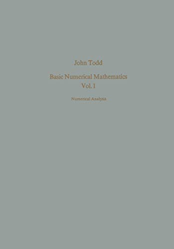 Basic Numerical Mathematics: Numerical Analysis: Vol. 1: Numerical Analysis: 14 (International Series of Numerical Mathematics) view 2