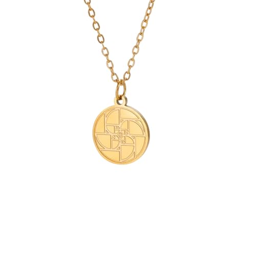 Collier spirale pour passionnés de mathématiques résolvant le manque de bijoux originaux