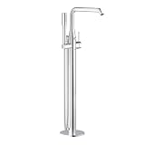 GROHE Essence New Rubinetto Miscelatore Monocomando per Vasca-Doccia, freestanding a pavimento, Cromo 23491001 - 2
