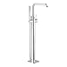 Price comparison product image GROHE Essence Floor-Mounted Bath Filler Tap (Hand Shower, Automatic Bath/Shower Diverter, 35mm Ceramic Cartridge, Swivel Spout Projection 277mm, Hose 1.25m, Without Roughing-in-Set), Chrome, 23491001