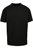 Build Your Brand Men's Heavy Oversize T-shirt T Shirt, Black, 4XL UK #5