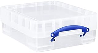 Really Useful Products 11 Litre XL Box in Card, Transparent Clear