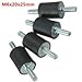 Yosoo M6 Rubber Mounts, Air Compressor Pump Shock Absorbers Anti-Vibration Silentblock Generator Motor Mounts Car Boat Bobbins Shock Dampers, Pack of 4 (M6 20X20mm)