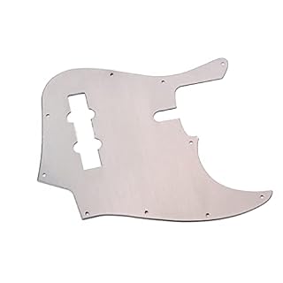 CIVVOPSSW Blue Guitar Pick Guard 10 trous 1 plis Flower Print Pickguard Well Fit JB - Les Beatles, Paul McCartney, John Lennon, RIngo Starr, George Harrison